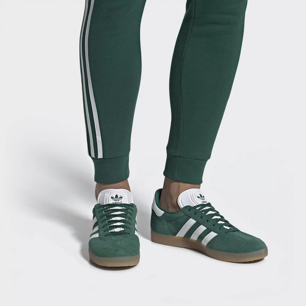 Adidas Gazelle Tenis Verdes Para Hombre (MX-34722)